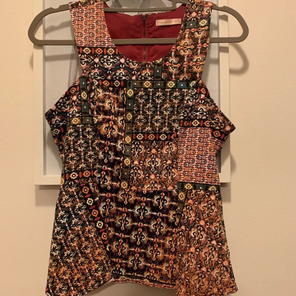 Under Skies Peplum Top